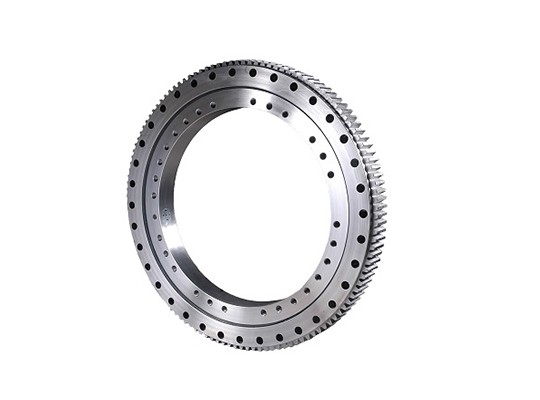 Single-row four point contact ball slewing bearing (internal gears)