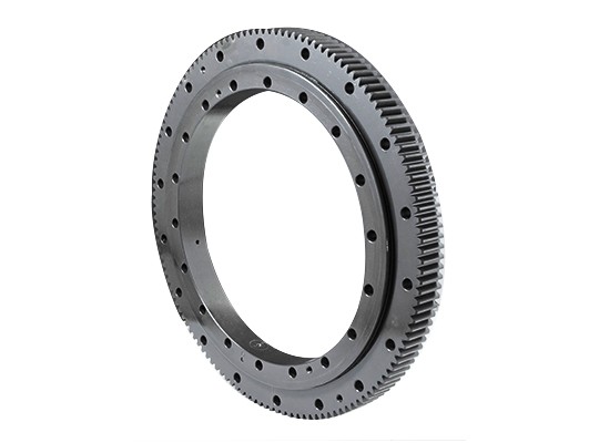 Single-row four point contact ball slewing bearing (internal gears)