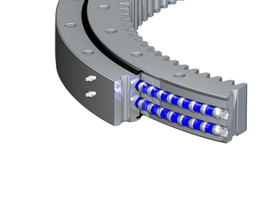 Double-row ball slewing bearings(internal gears)