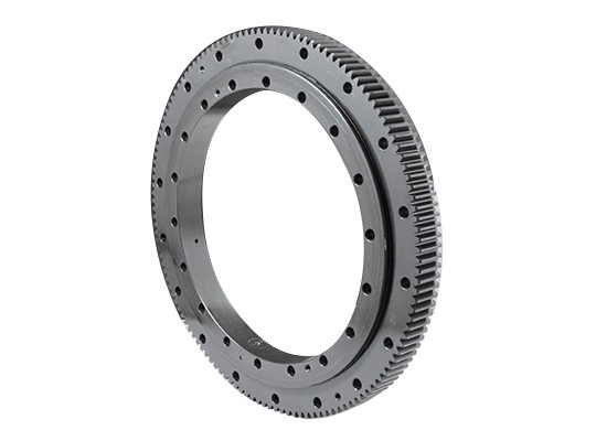 Single-row four point contact ball slewing bearing (external gears)